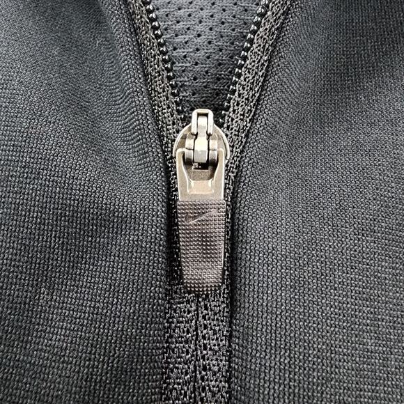 Nike Pullover Womens Medium Black 1/4 Zip Reflective Long Sleeve Thumb Active - Picture 13 of 16